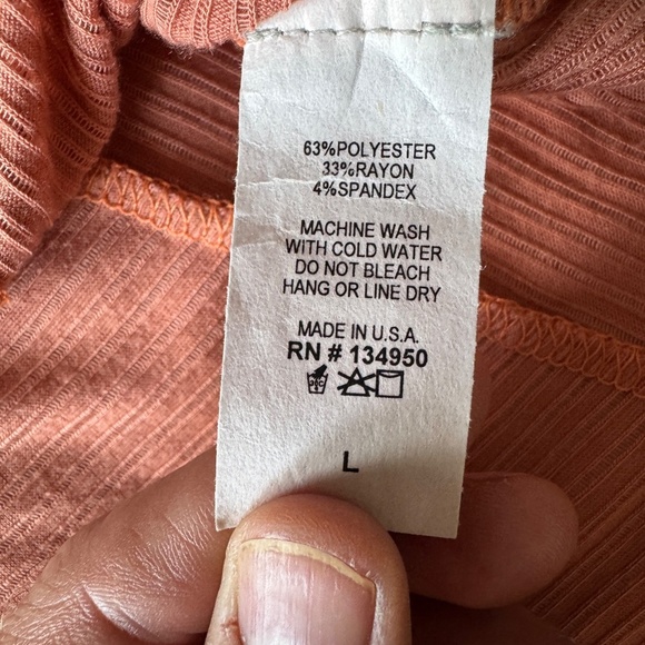 Promesa‎ Women's Short Sleeve Babydoll Mini Dress Semi-Sheer Salmon L Festival - Picture 6 of 11